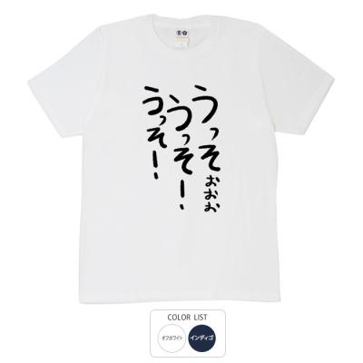おもしろtシャツ 和柄 元祖豊天商店不満を笑い飛ばす自ギャグシリーズ！！ うっそ！ Tシャツ 半袖