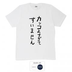 おもしろtシャツ 和柄 元祖豊天商店不満を笑い飛ばす自ギャグシリーズ！！ カッコよすぎてすいません Tシャツ 半袖