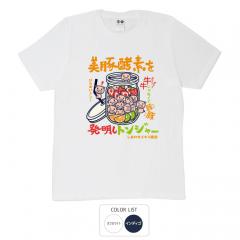 おもしろtシャツ 和柄 開運 元祖豊天商店 発明しトンジャー 美豚酵素 Tシャツ 半袖 美豚 B01